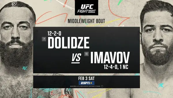 UFC Fight Night: Dolidze vs. Imavov